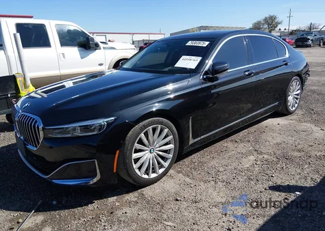 2022 BMW 740 I из США, поврежденный, VIN WBA7T2C06NCK54344
